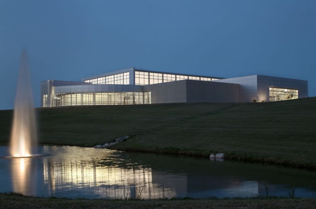 Kirkwood Recreation Center at Night