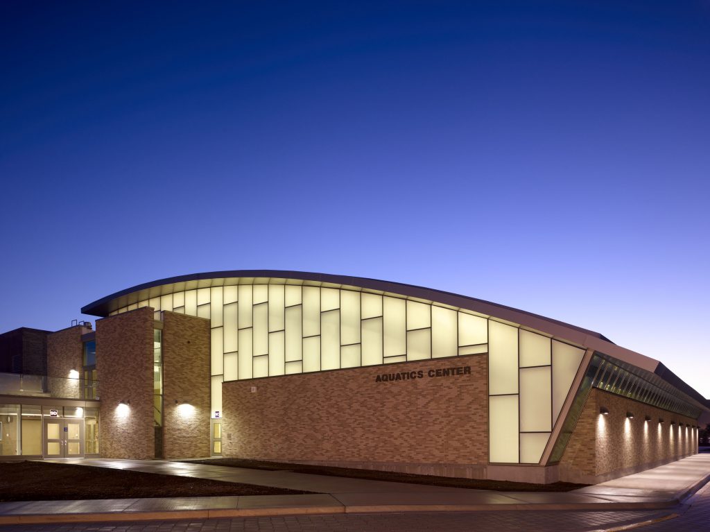 Niles North High School Aquatics Center Interior