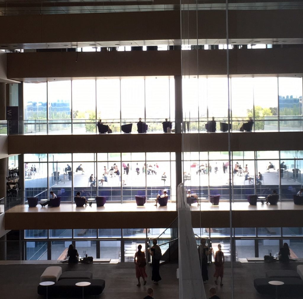 Kellogg Global Hub Night View