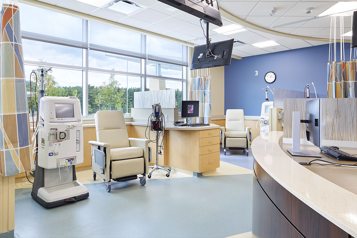 Healthcare or emergency services building